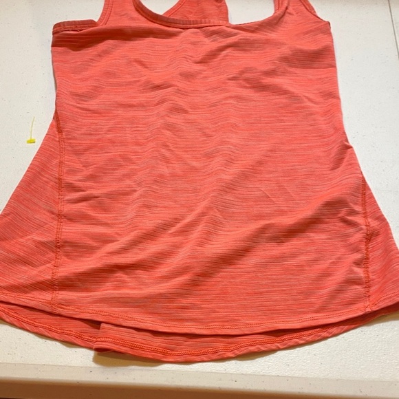 Athleta Vibrant Orange Racerback Tank - Picture 3 of 7